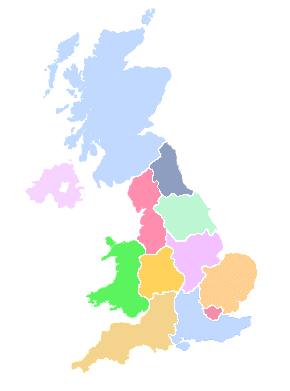 Map of the British Isles